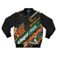 Load image into Gallery viewer, Nile Bomber — Noir - African Heritage Clothing - KonectKemet
