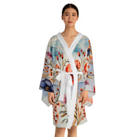 Load image into Gallery viewer, Long Sleeve Kimono Robe - African Heritage Clothing - KonectKemet
