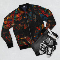 Load image into Gallery viewer, Nile Bomber — Red Path - African Heritage Clothing - KonectKemet
