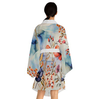 Load image into Gallery viewer, Long Sleeve Kimono Robe - African Heritage Clothing - KonectKemet
