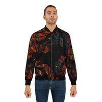 Load image into Gallery viewer, Nile Bomber — Red Path - African Heritage Clothing - KonectKemet
