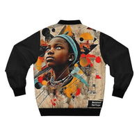 Load image into Gallery viewer, Nile Bomber — Noir - African Heritage Clothing - KonectKemet
