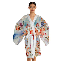 Load image into Gallery viewer, Long Sleeve Kimono Robe - African Heritage Clothing - KonectKemet
