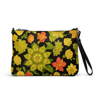Load image into Gallery viewer, The KonectKemet Crossbody Bag features bold African-inspired print design. Stylish, functional, premium quality. Made on demand. Complete your African heritage look with accessories from konectkemet.com
