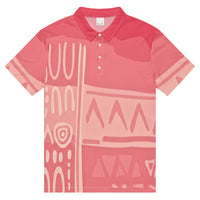 Load image into Gallery viewer, Shop the Kemet Elite Polo Shabaka by KonectKemet — a premium slim-fit polo featuring bold African tribal print design. Crafted from soft breathable fabric. African heritage fashion made on demand. Free shipping available. Shop now at konectkemet.com
