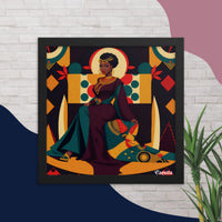 Load image into Gallery viewer, Decorate your space with the Kemetic Art Print by KonectKemet. Stunning ancient African Kemetic artwork, premium print quality, made on demand. African heritage home decor at konectkemet.com
