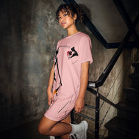 Load image into Gallery viewer, Channel African royalty with the Queen of Kemet Dress II by KonectKemet. Bold Kemetic-inspired print, premium quality, made on demand. Celebrate your heritage with African womenswear at konectkemet.com
