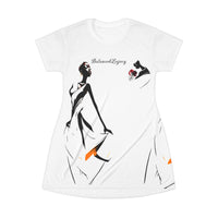Load image into Gallery viewer, The Queen of Kemet Dress I by KonectKemet channels the power of ancient African queens. Bold Kemetic print, premium quality, made on demand. African heritage womenswear at konectkemet.com
