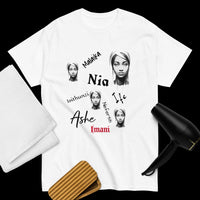 Load image into Gallery viewer, The Roots Classic Tee by KonectKemet celebrates African roots through bold graphic design. Premium soft cotton, comfortable fit, made on demand. African diaspora streetwear at konectkemet.com
