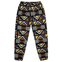Load image into Gallery viewer, The KonectKemet Unisex Track Pants combine comfort and African cultural style. Premium soft fabric, relaxed fit, made on demand. Complete your African heritage streetwear look at konectkemet.com
