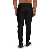 Load image into Gallery viewer, Ankh Joggers — Black and Yellow - African Heritage Clothing - KonectKemet
