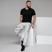 Load image into Gallery viewer, Ankh Joggers — White - African Heritage Clothing - KonectKemet
