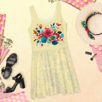Load image into Gallery viewer, Diaspora Skater Dress - African Heritage Clothing - KonectKemet
