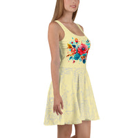 Load image into Gallery viewer, Diaspora Skater Dress - African Heritage Clothing - KonectKemet
