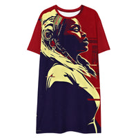 Load image into Gallery viewer, Nefertiti Dress - African Heritage Clothing - KonectKemet
