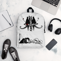 Load image into Gallery viewer, Carry your culture with the Kemet Pack Culture by KonectKemet. Bold African-inspired print school backpack, spacious and premium quality, made on demand. African diaspora accessories at konectkemet.com
