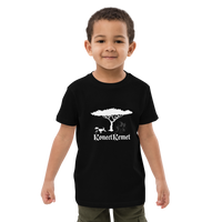 Load image into Gallery viewer, Introduce your children to African heritage with the KonectKemet Young Kids T-Shirt. Bold African print, soft premium fabric, made on demand. African diaspora kids fashion at konectkemet.com
