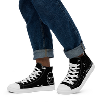 Load image into Gallery viewer, Men’s high top canvas shoes - African Heritage Clothing - KonectKemet
