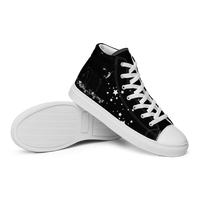 Load image into Gallery viewer, Men’s high top canvas shoes - African Heritage Clothing - KonectKemet
