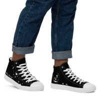 Load image into Gallery viewer, Men’s high top canvas shoes - African Heritage Clothing - KonectKemet

